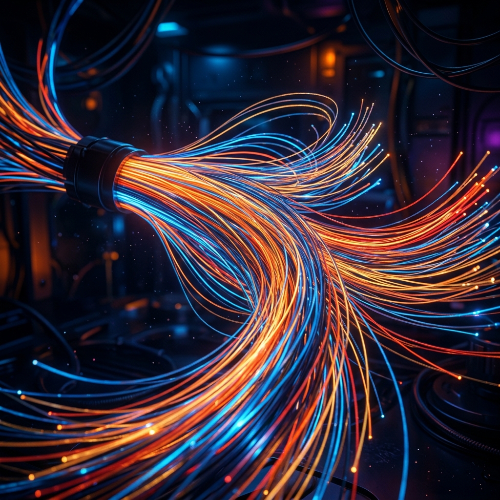 Câblage fibre optique